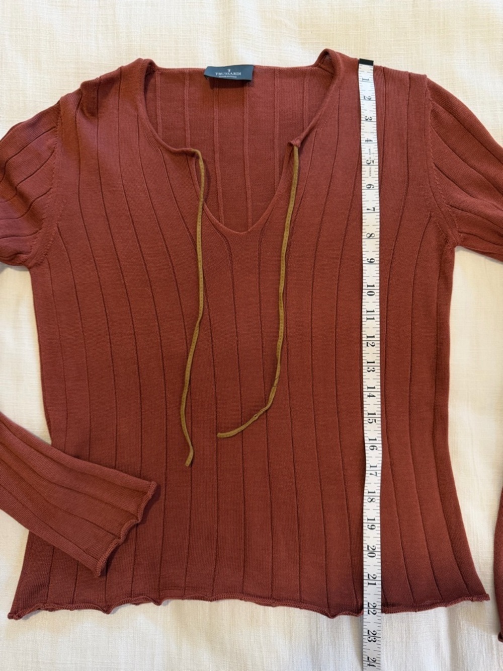Trusardi Rust Colored Sweater Women’s - Picture 8 of 9
